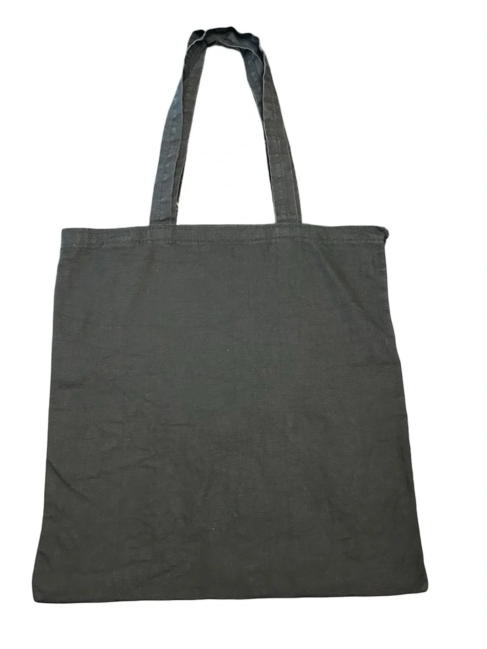 Harley Davidson Canvas Tote Bag 2005 HD Graphic Dover Ohio 17” Double Handles